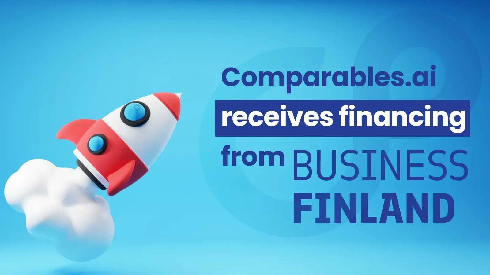 We received Business Finland financing